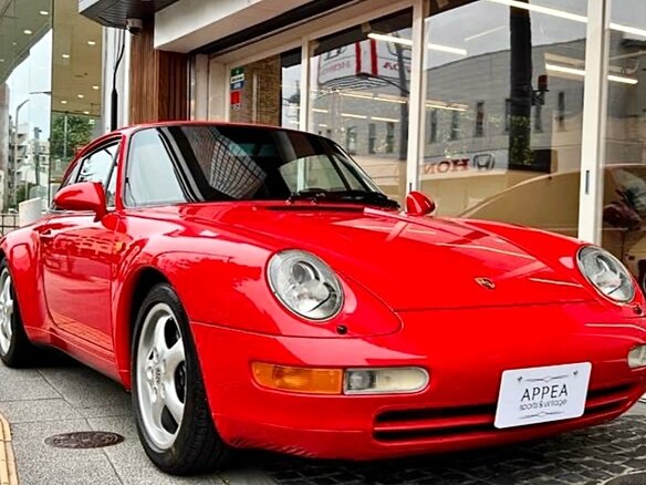 1995 Porsche 911 Carrera IV (993), красный - вид 2