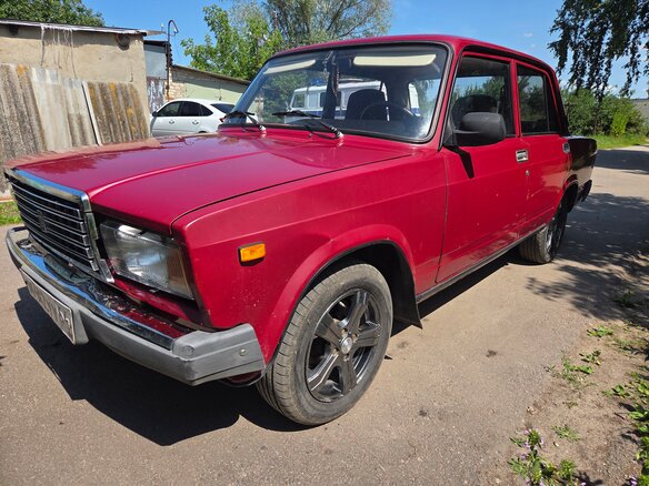 2006 Lada (ВАЗ) 2107, красный, 100000 рублей - вид 3