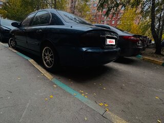 2006 Hyundai Sonata ТагАЗ IV (EF) Рестайлинг, синий, 350000 рублей, вид 4