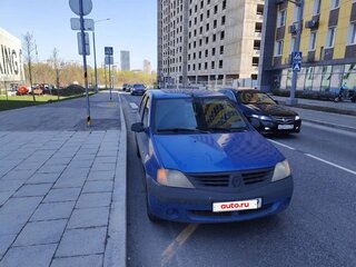 2006 Renault Logan I, синий, 140000 рублей, вид 1