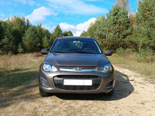 2017 Lada (ВАЗ) Kalina II, коричневый, 450000 рублей, вид 3
