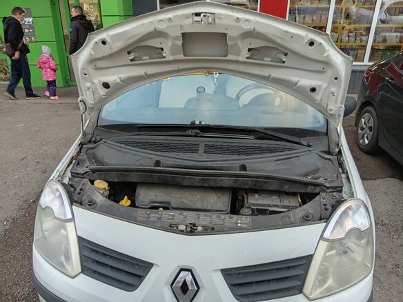 2007 Renault Modus Grand I Рестайлинг, белый, 350000 рублей - вид 9