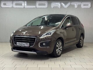 2014 Peugeot 3008 I Рестайлинг, коричневый, 850000 рублей, вид 1