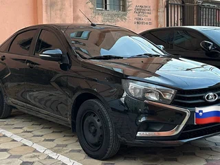 2016 Lada (ВАЗ) Vesta I, чёрный, 690000 рублей, вид 1