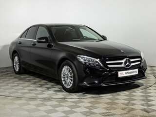 2018 Mercedes-Benz C-Класс 180 9G-TRONIC IV (W205), чёрный, 1839585 рублей, вид 3