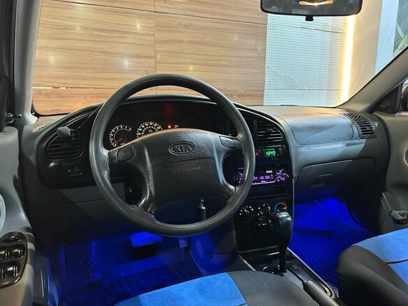 2008 Kia Spectra I Рестайлинг 2, синий - вид 6