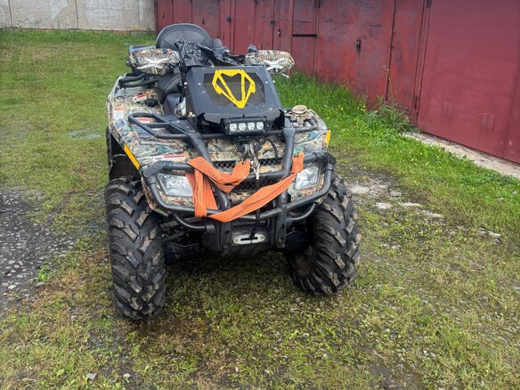 2007 BRP Can-Am Outlander MAX 650, чёрный, 600000 рублей