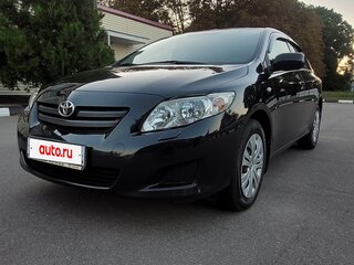 2008 Toyota Corolla X (E140, E150), чёрный, 1050000 рублей, вид 1