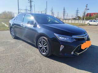 2017 Toyota Camry VII (XV50) Рестайлинг 2, чёрный, 2300000 рублей, вид 1