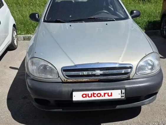 2008 Chevrolet Lanos I, серебристый - вид 1