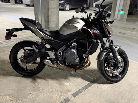 2017 Kawasaki Z 650, серебристый, 550000 рублей, вид 1