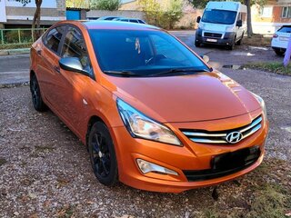 2014 Hyundai Solaris I, оранжевый, 1000000 рублей, вид 2