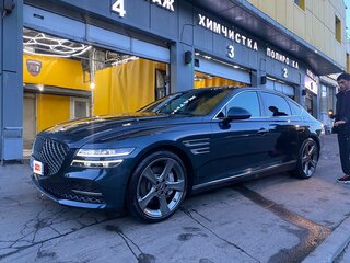 2021 Genesis G80 II, синий, 4800000 рублей, вид 3