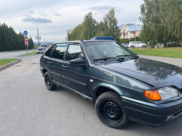 2012 Lada (ВАЗ) 2114, синий - вид 1