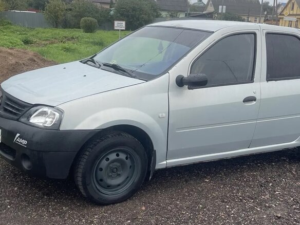 2009 Renault Logan I, серый, 320000 рублей - вид 4