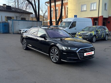 2018 Audi A8 55 TFSI IV (D5), чёрный, 3500000 рублей, вид 1