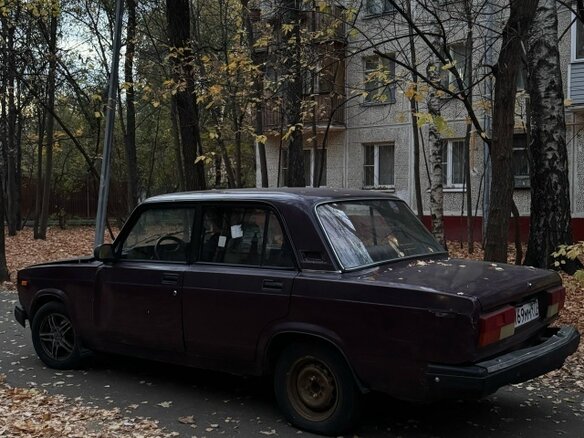 2006 Lada (ВАЗ) 2107, пурпурный, 85000 рублей - вид 3