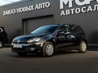 2012 Volkswagen Golf VI, чёрный, 795000 рублей, вид 1