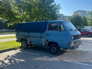 1985 Volkswagen Transporter T3, синий, 75000 рублей, вид 1