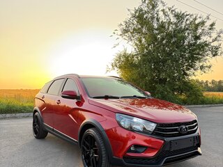 2018 Lada (ВАЗ) Vesta SW Cross I, красный, 1050000 рублей, вид 5