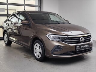 2021 Volkswagen Polo VI, коричневый, 1470000 рублей, вид 3