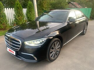 2021 Mercedes-Benz S-Класс 400 d Long 4MATIC VII (W223), чёрный, 10000000 рублей, вид 1