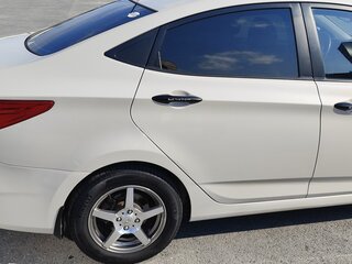2015 Hyundai Solaris I Рестайлинг, бежевый, 790000 рублей, вид 5