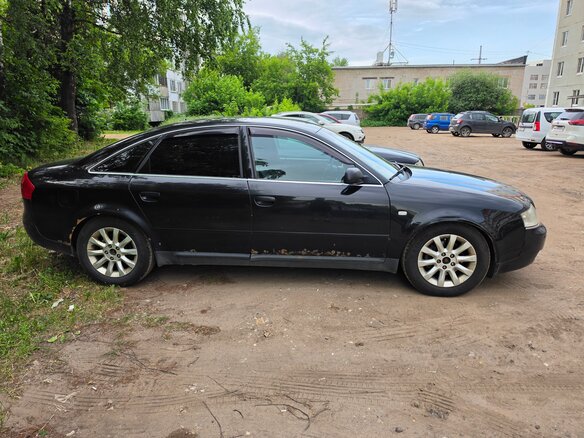 2001 Audi A6 II (C5), чёрный - вид 1