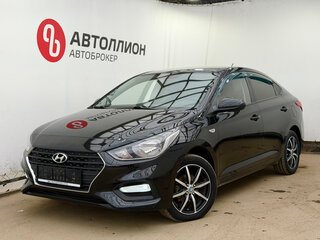 2017 Hyundai Solaris II, чёрный, 1250000 рублей, вид 1