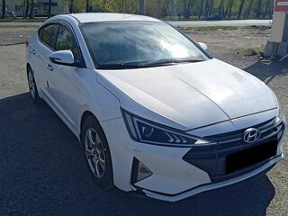 2019 Hyundai Elantra VI (AD) Рестайлинг, белый, 1110000 рублей, вид 2