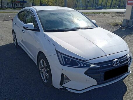 2019 Hyundai Elantra VI (AD) Рестайлинг, белый, 1110000 рублей, вид 2