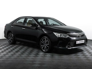 2016 Toyota Camry VII (XV50) Рестайлинг, чёрный, 2098000 рублей, вид 3