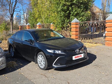 2021 Toyota Camry VIII (XV70) Рестайлинг, чёрный, 2400000 рублей, вид 3