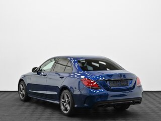 2018 Mercedes-Benz C-Класс 200 IV (W205) Рестайлинг, синий, 2415000 рублей, вид 2
