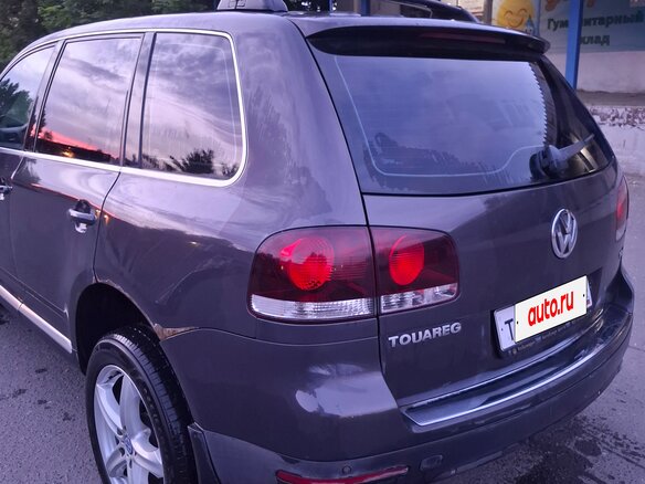 2007 Volkswagen Touareg I Рестайлинг, чёрный, 1250000 рублей - вид 3