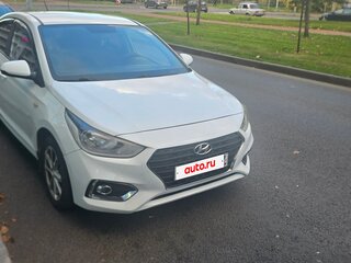 2018 Hyundai Solaris II, белый, 780000 рублей, вид 1