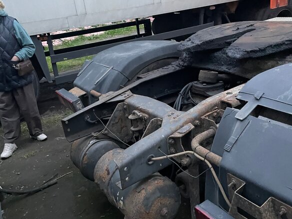 1998 DAF XF 95, оранжевый, 600000 рублей - вид 4