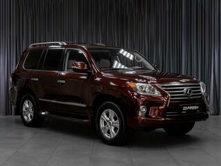 2014 Lexus LX 570 III Рестайлинг, красный, 4150000 рублей, вид 1