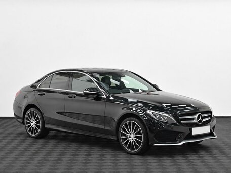 2015 Mercedes-Benz C-Класс 180 IV (W205), чёрный, 1705000 рублей, вид 1