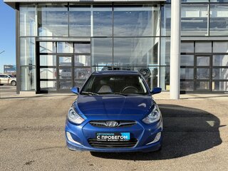 2011 Hyundai Solaris I, синий, 600000 рублей, вид 2