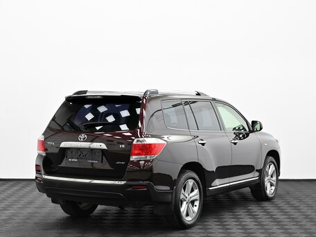 2012 Toyota Highlander II (XU40) Рестайлинг, пурпурный, 2049000 рублей, вид 2