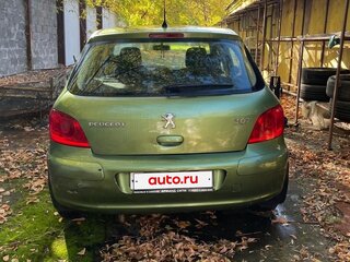 2006 Peugeot 307 I Рестайлинг, зелёный, 450000 рублей, вид 3