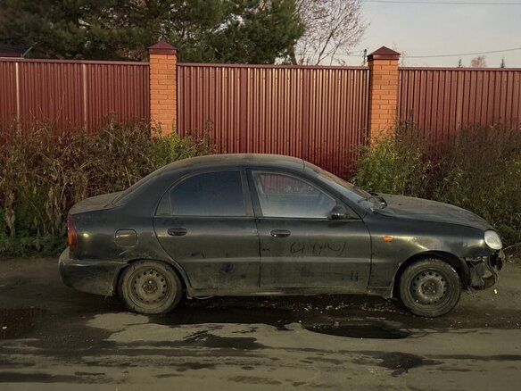 2008 Chevrolet Lanos I, чёрный, 55555 рублей - вид 1