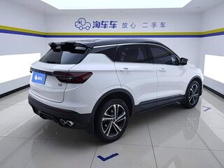 2021 Geely Binyue I Рестайлинг, белый, 1210000 рублей, вид 3