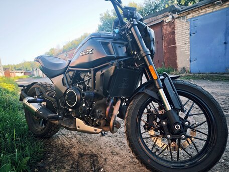2024 CFMoto 700CL-X Heritage, чёрный, 580000 рублей, вид 3