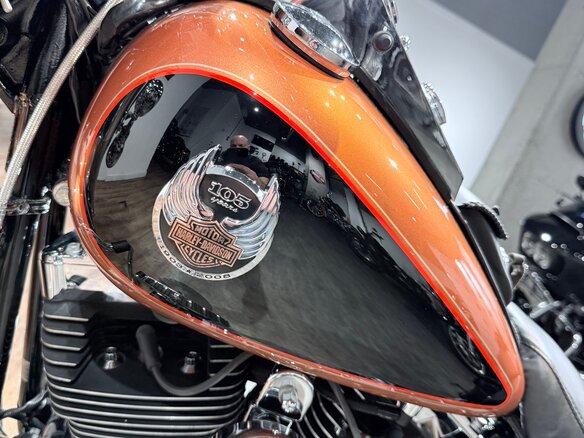 2008 Harley-Davidson Fat Boy, оранжевый, 1099000 рублей - вид 20