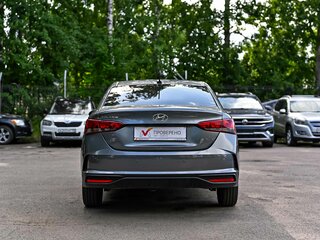 2020 Hyundai Solaris II Рестайлинг, серый, 1357000 рублей, вид 4