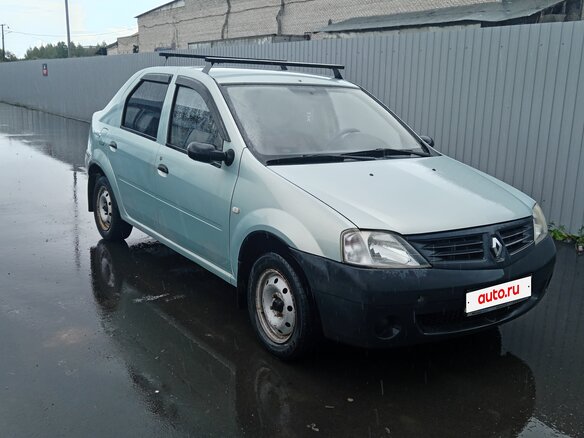 2007 Renault Logan I, зелёный, 270000 рублей - вид 1