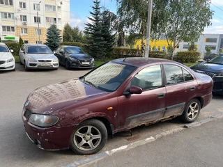 2005 Nissan Almera II (N16) Рестайлинг, красный, 120000 рублей, вид 3