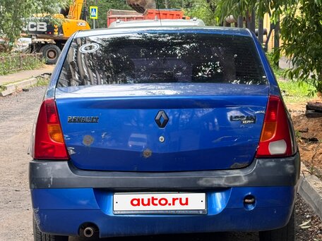 2005 Renault Logan I, синий, 180000 рублей, вид 5